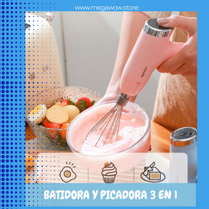 BATIDORA Y PICADORA 3 EN 1